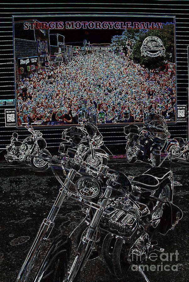 Motorcycle Photograph - Stugis Motorcycle Rally by Anthony Wilkening