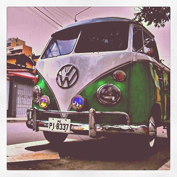 Walking Photograph - Stumbled Upon This #classic #vw While by Eric Herrera