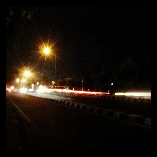 Suasana Ring Road Gamping Pada Malam Photograph by Gregorius Yosha
