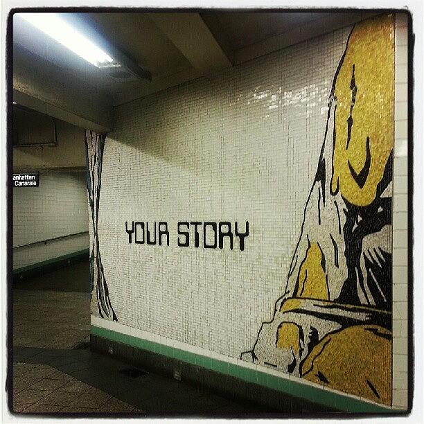 New York City Photograph - #subway #art #streetart #tiles #mosaic by Sacred Urban