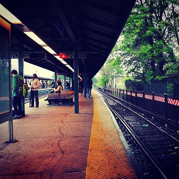 Train Photograph - #subway #brooklyn #nyc #train #morning by Roman Kruglov