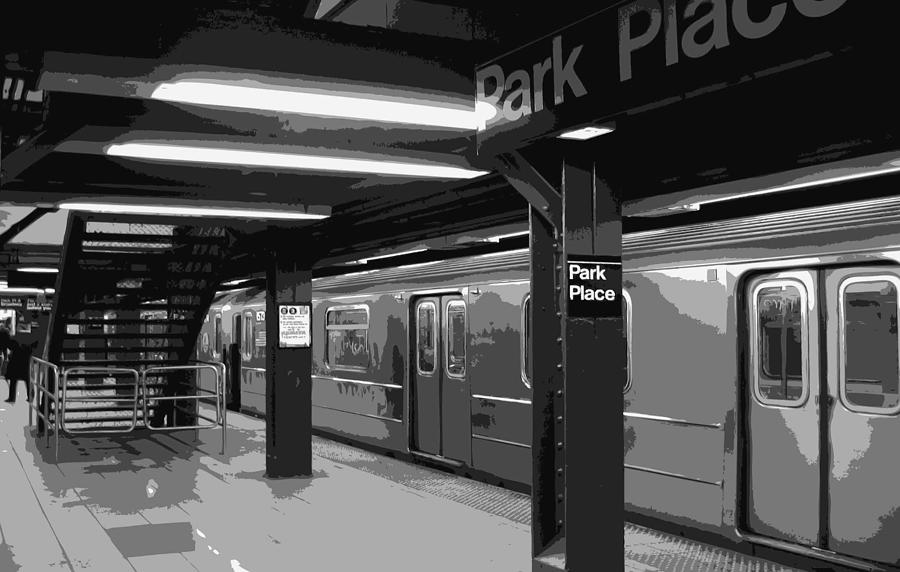 Subway BW6 Photograph by Scott Kelley