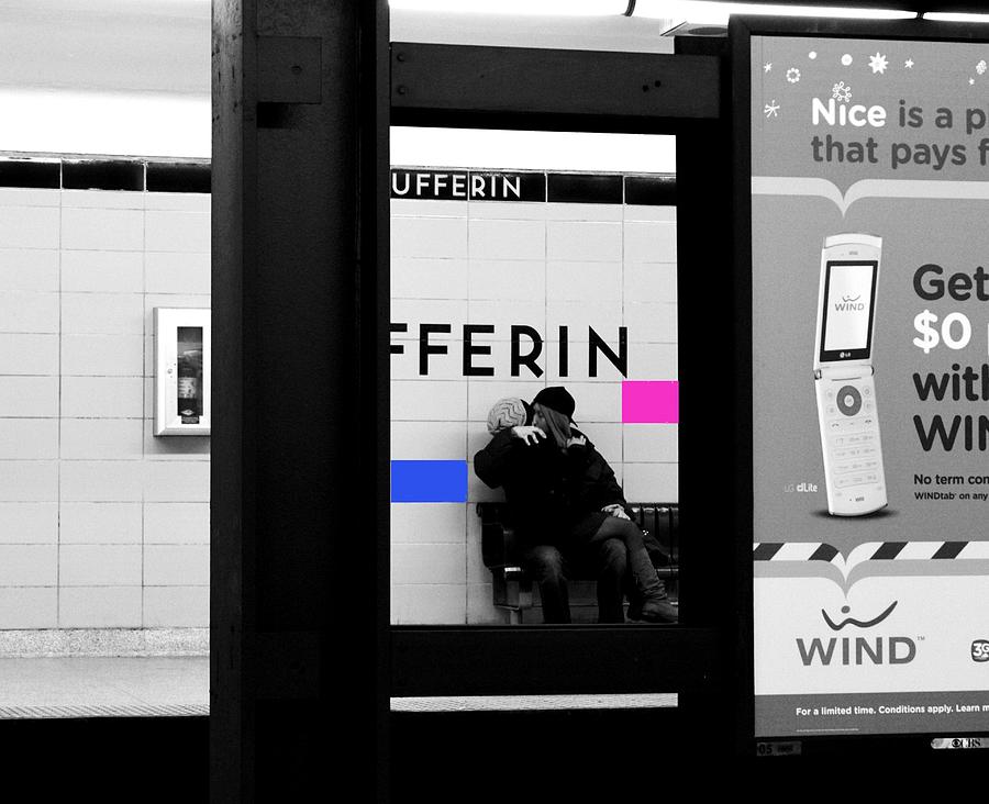 Subway Love Photograph by Valentino Visentini