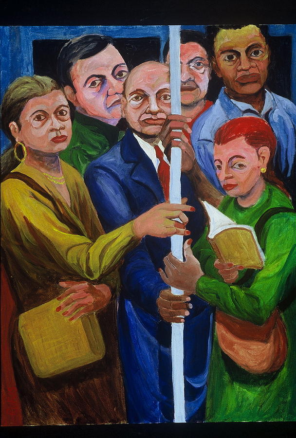 Subway Painting - Subway Welcome by Rufus Norman Subway Painting - Subway Welcome by Rufus Norman