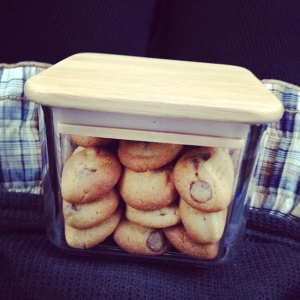 Vintage Photograph - Such Cute Cookies With A Cubed Glass by Vincy S