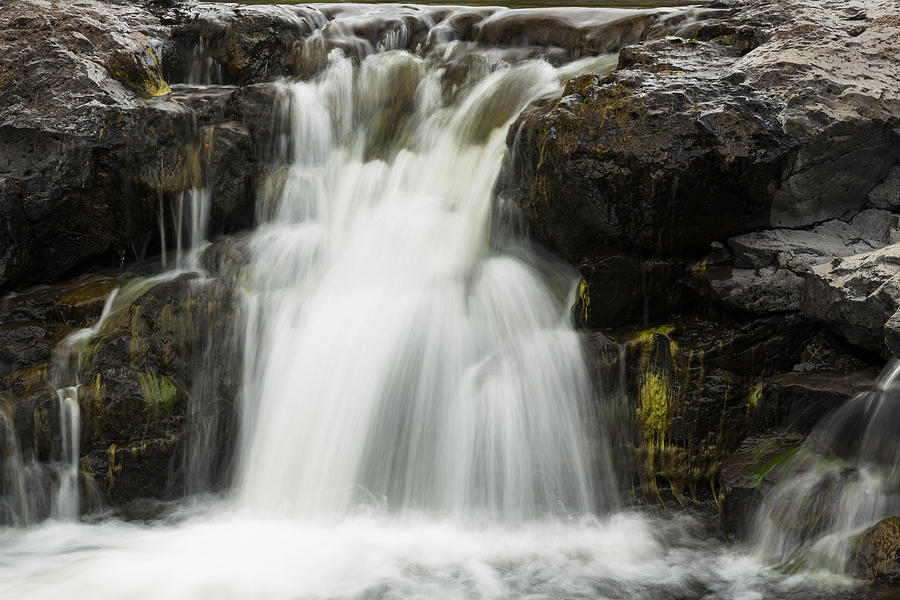 Nature Photograph - Sucker River Falls 2 L by John Brueske