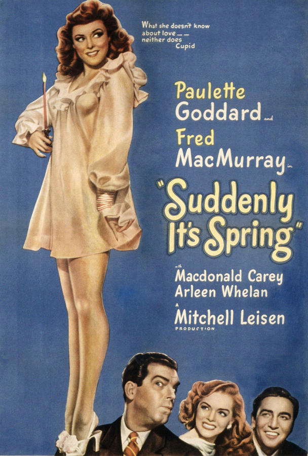 Movie Photograph - Suddenly, Its Spring, Paulette Goddard by Everett