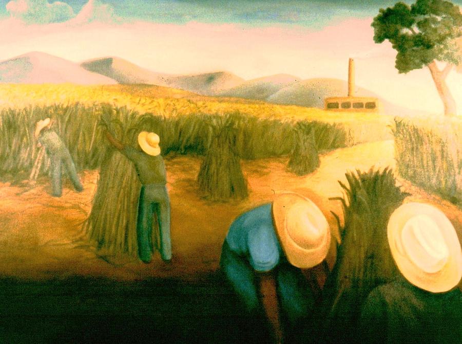Sugar Field II Painting by Clotilde Espinosa