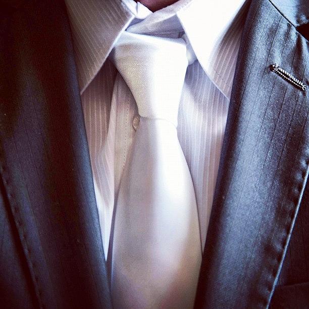 Wedding Photograph - Suit and Tie by Brent McGilvary