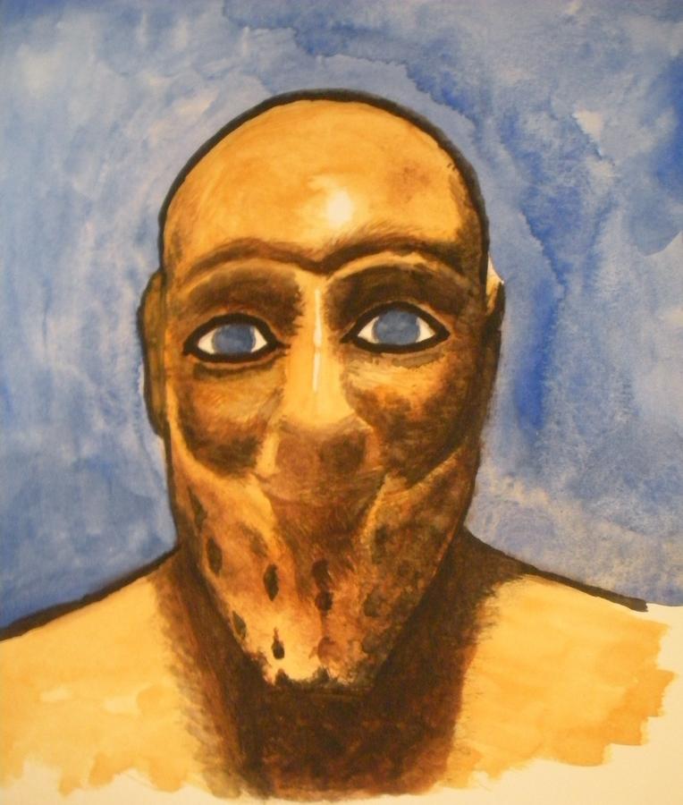 Sumerian Portrait Painting by Jeremiah Cook