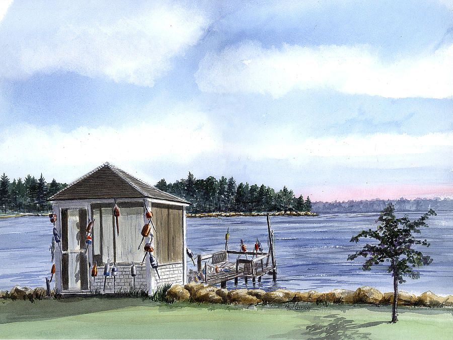 Summer Dock Painting by Paul Gardner