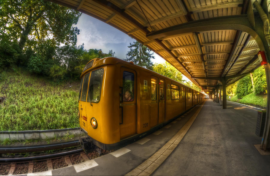 Summer eveing train. Photograph by Nathan Wright