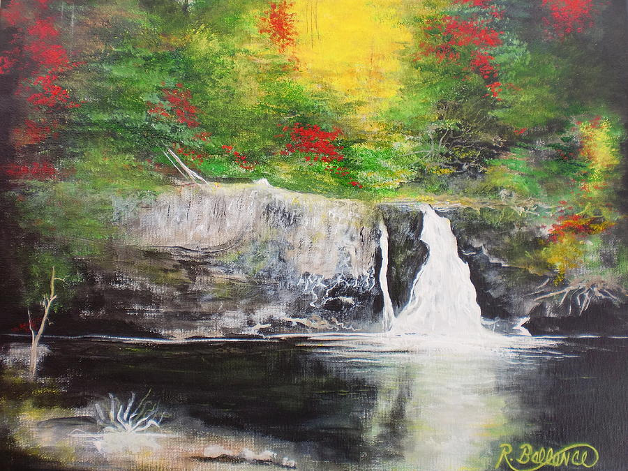 Tree Painting - Summer Falls by Robert Ballance