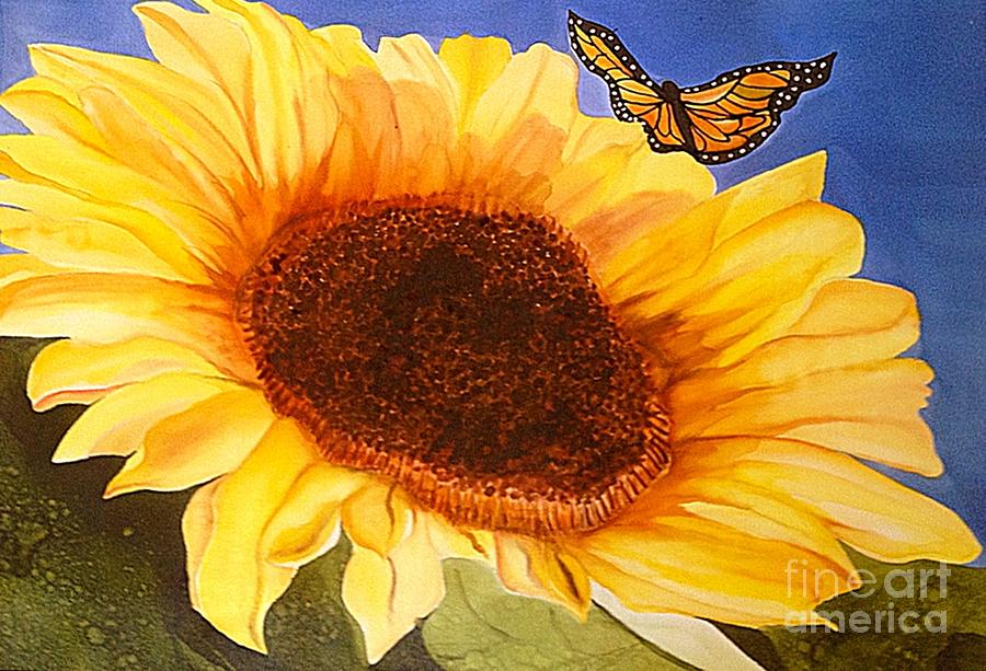 Sunflower Painting - Summer Fields by Leti C Stiles