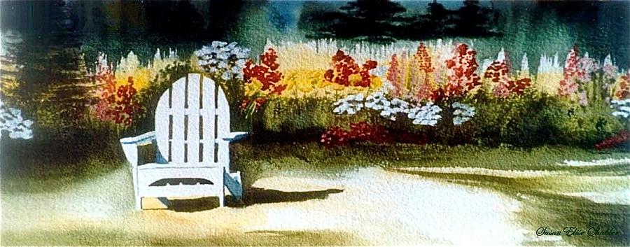 Summer Garden  Painting by Susan Elise Shiebler