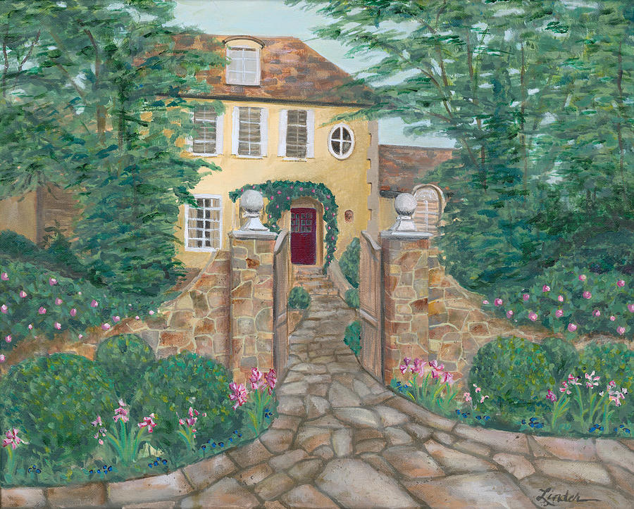 Summer House Painting By Lyn Linder | Fine Art America