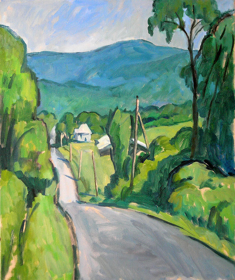 Summer Road/ Berkshires Painting by Thor Wickstrom