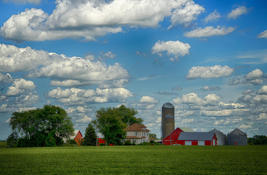 Summer Iowa Farm Photograph by Bill and Linda Tiepelman