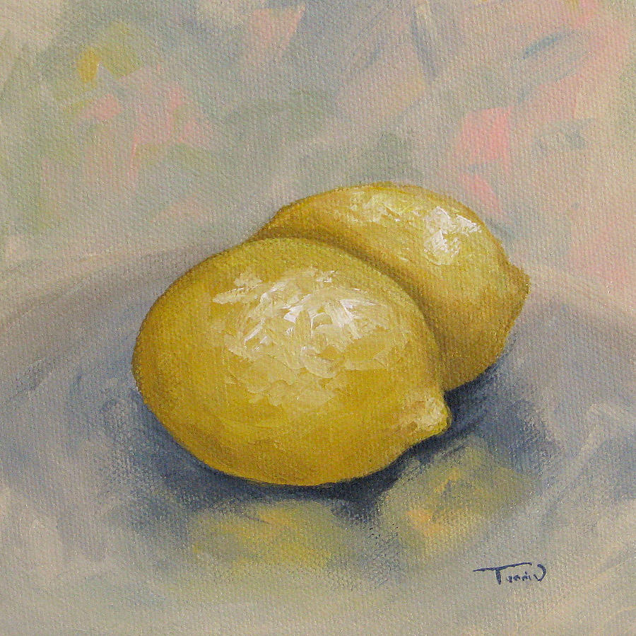Summer Lemons Painting by Torrie Smiley
