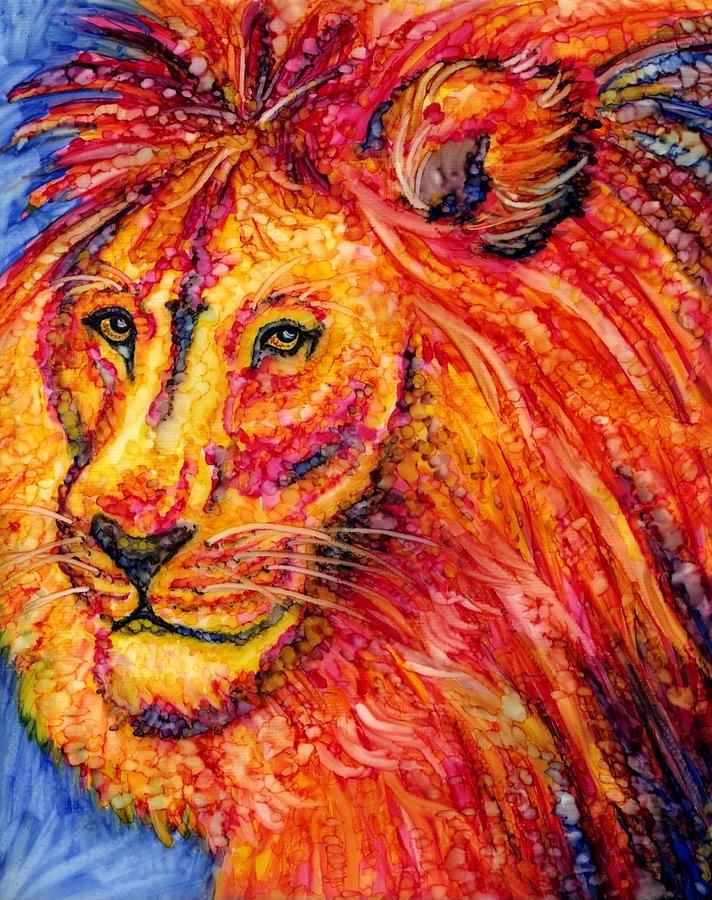 Summer Lion Mixed Media by Suzan  Sommers