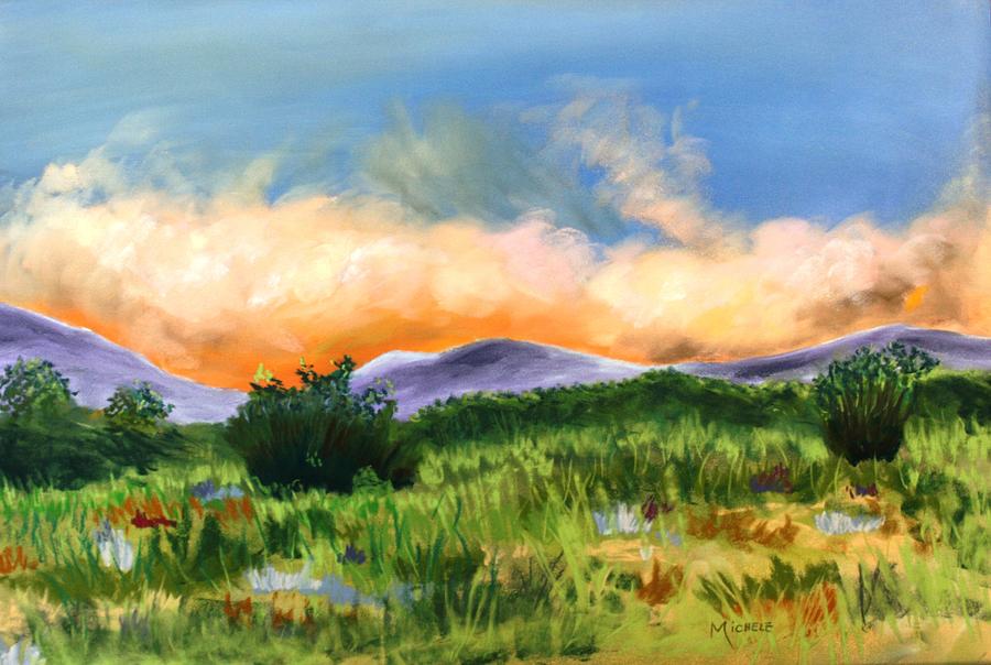 Summer Sunset Pastel by Michele Turney