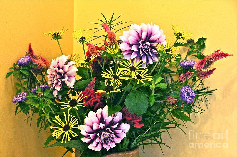 Summer To Autumn Bouquet Photograph by Byron Varvarigos