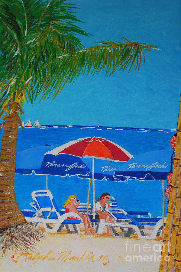 Summer Vacationers  Painting by Art Mantia