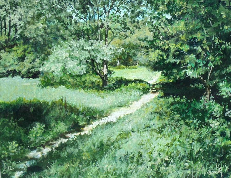 Summer Walk Painting by William Brody