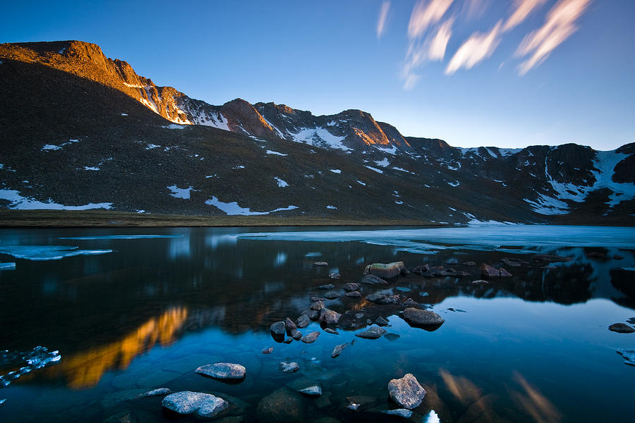 Summit Lake Photograph by Ryan Heffron