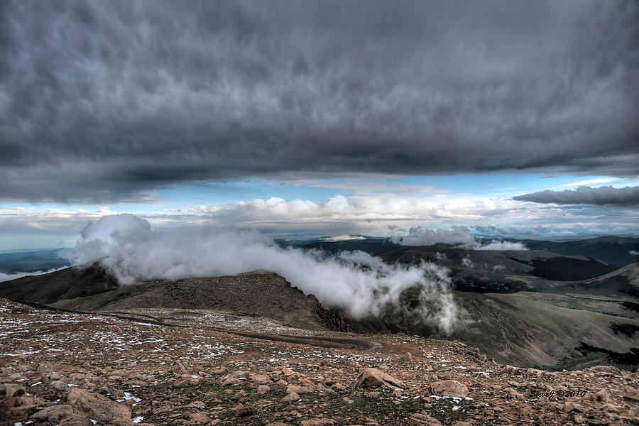 Summit View on Mount Evans Photograph by Stephen Johnson