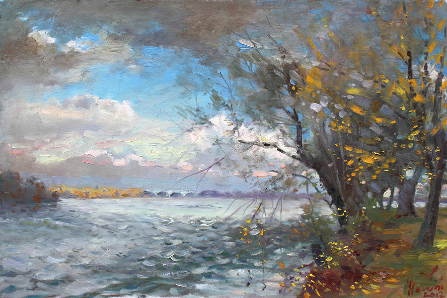 Fall Painting - Sun After Storm by Ylli Haruni