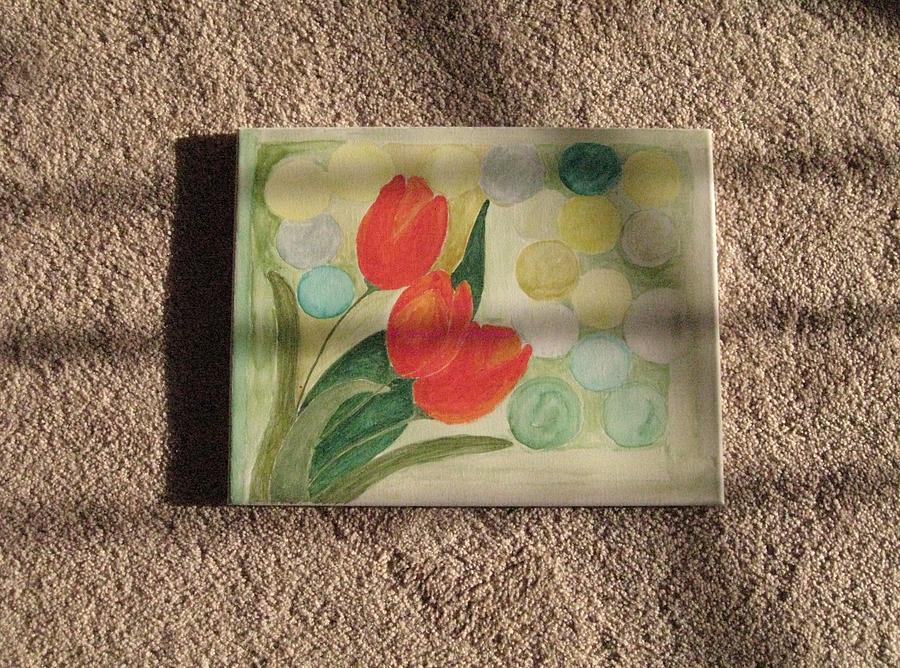 Sun And Tulips Painting