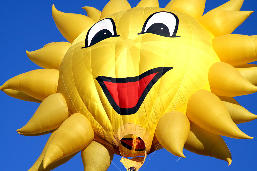 Sun Balloon Photograph by Joe Myeress