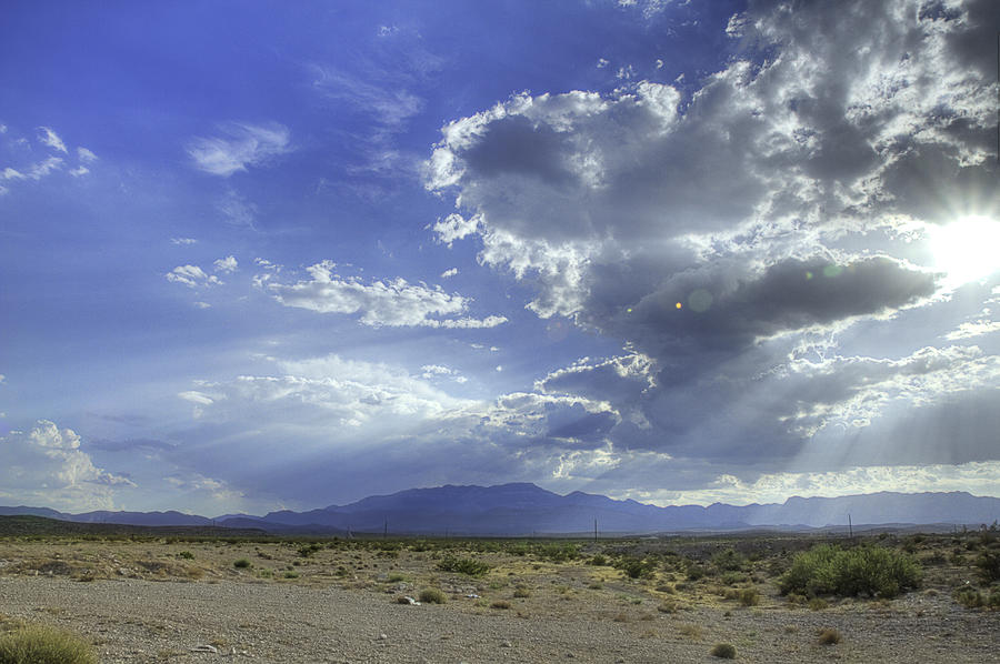 Breaking Through The Clouds Sun Breaking Through Clouds Photograph by Kevin Dyer - Fine Art America