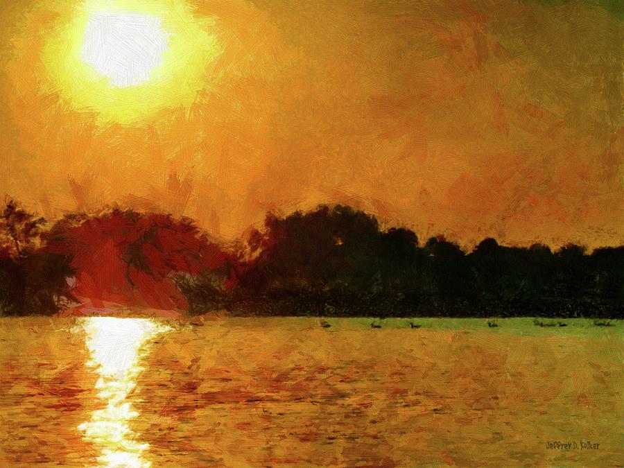 Sun Burned Painting by Jeffrey Kolker