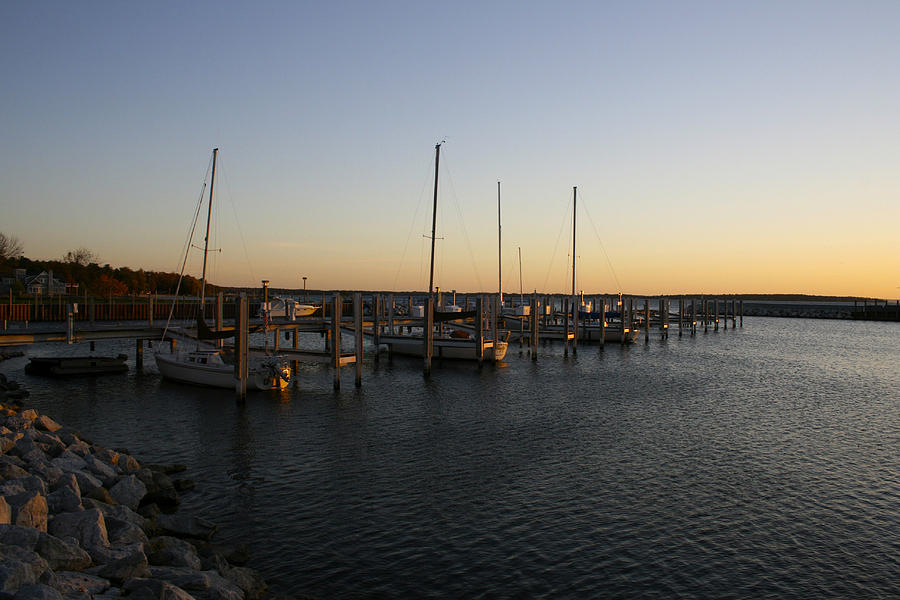 Sun Rise at Northport Harbor Photograph by Richard Gregurich