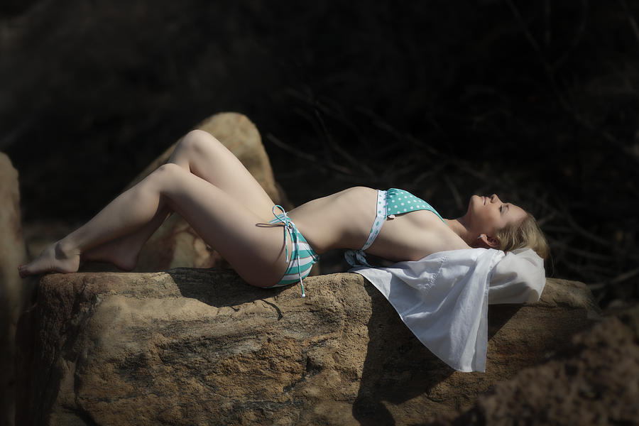 Sunbather Photograph - Sunbathing by Rick Berk