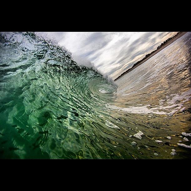 Swell Photograph - Sunday Evening #wave #nadine #swell by Dave Nilsen