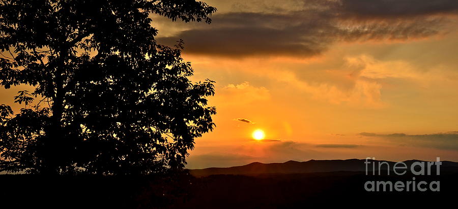 Sundown in Ellijay Photograph by Carol  Bradley