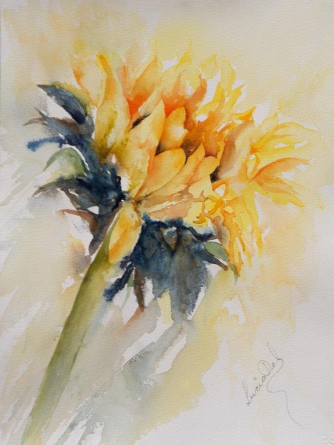 Sunflower Painting - SunFlower by Lucia Del