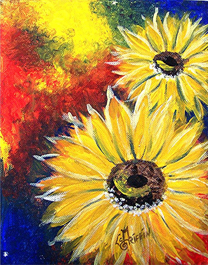 Sunflower Passion Painting by Loraine Griffin - Fine Art America