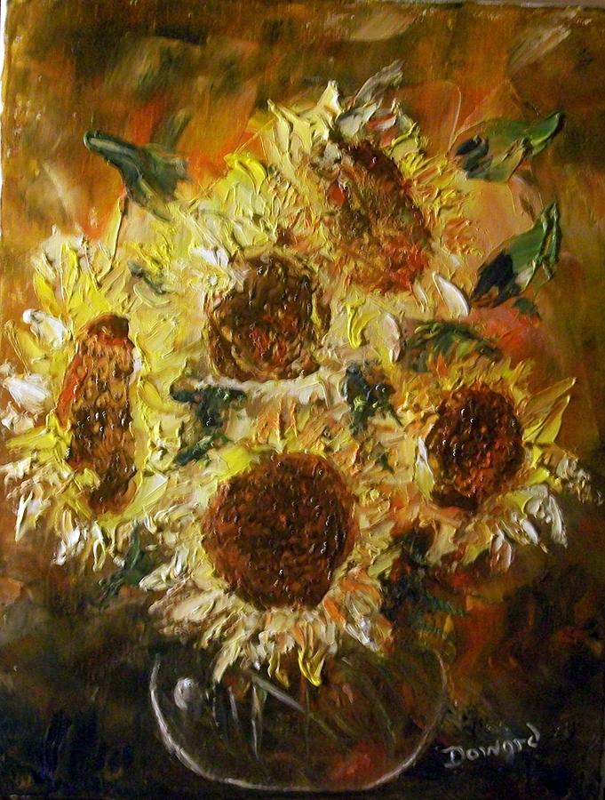 Sunflowers 2 Painting by Raymond Doward