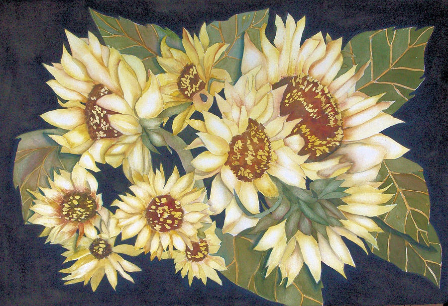 Sunflowers Painting by Elise Boam