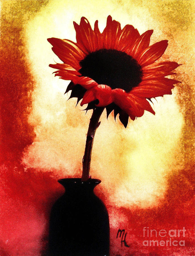Sunflowers On Fire Photograph by Marsha Heiken
