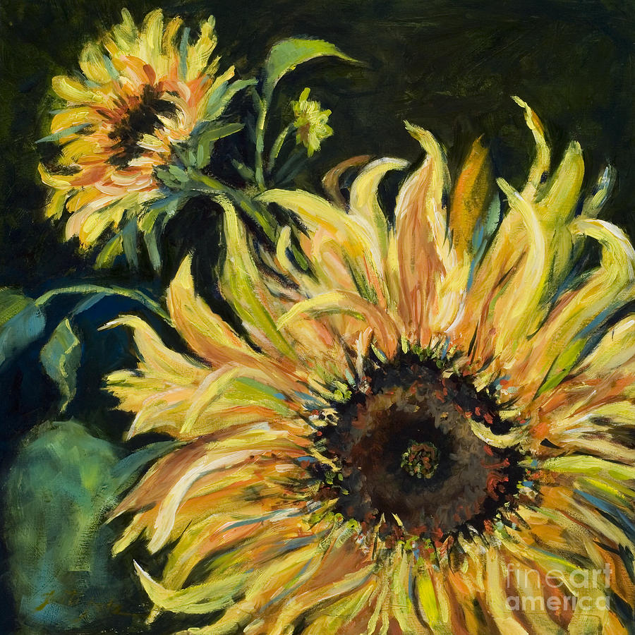 Sunflowers Painting by Pati Pelz