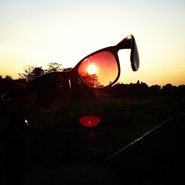 Summer Photograph - #sunglasses #sun #sunset by Zain Master