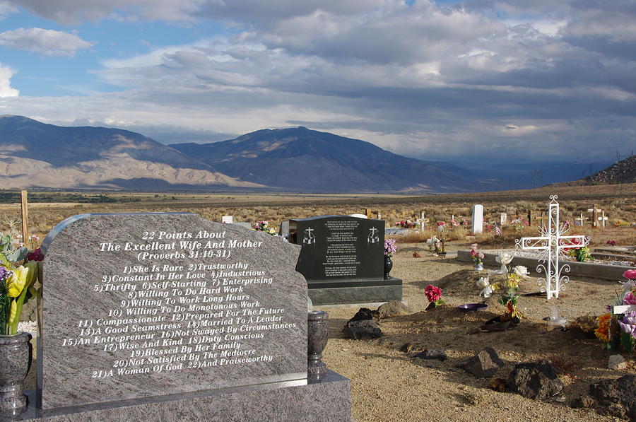 Sunland Cemetery Photograph by Jeff Lowe