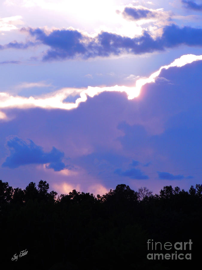 Sunlit Cloud Photograph by Joy Tudor