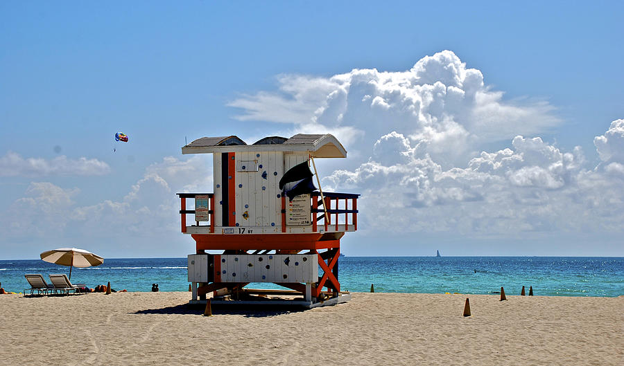 Sunny Day Miami Beach Photograph by Eric Tressler