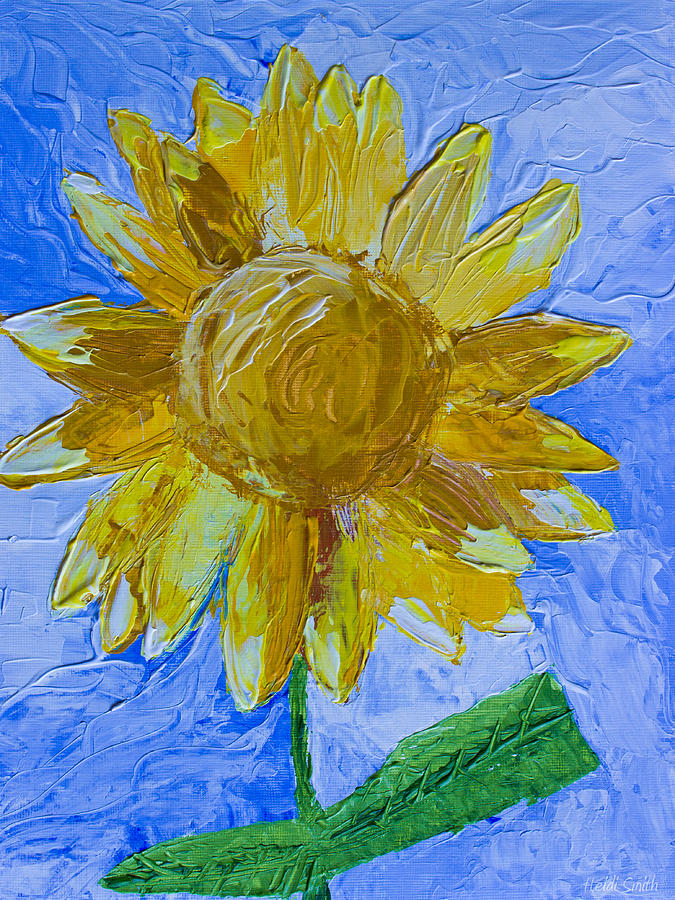 Sunny Painting by Heidi Smith